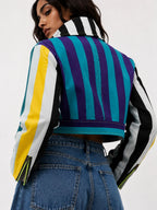 electric rush biker jacket