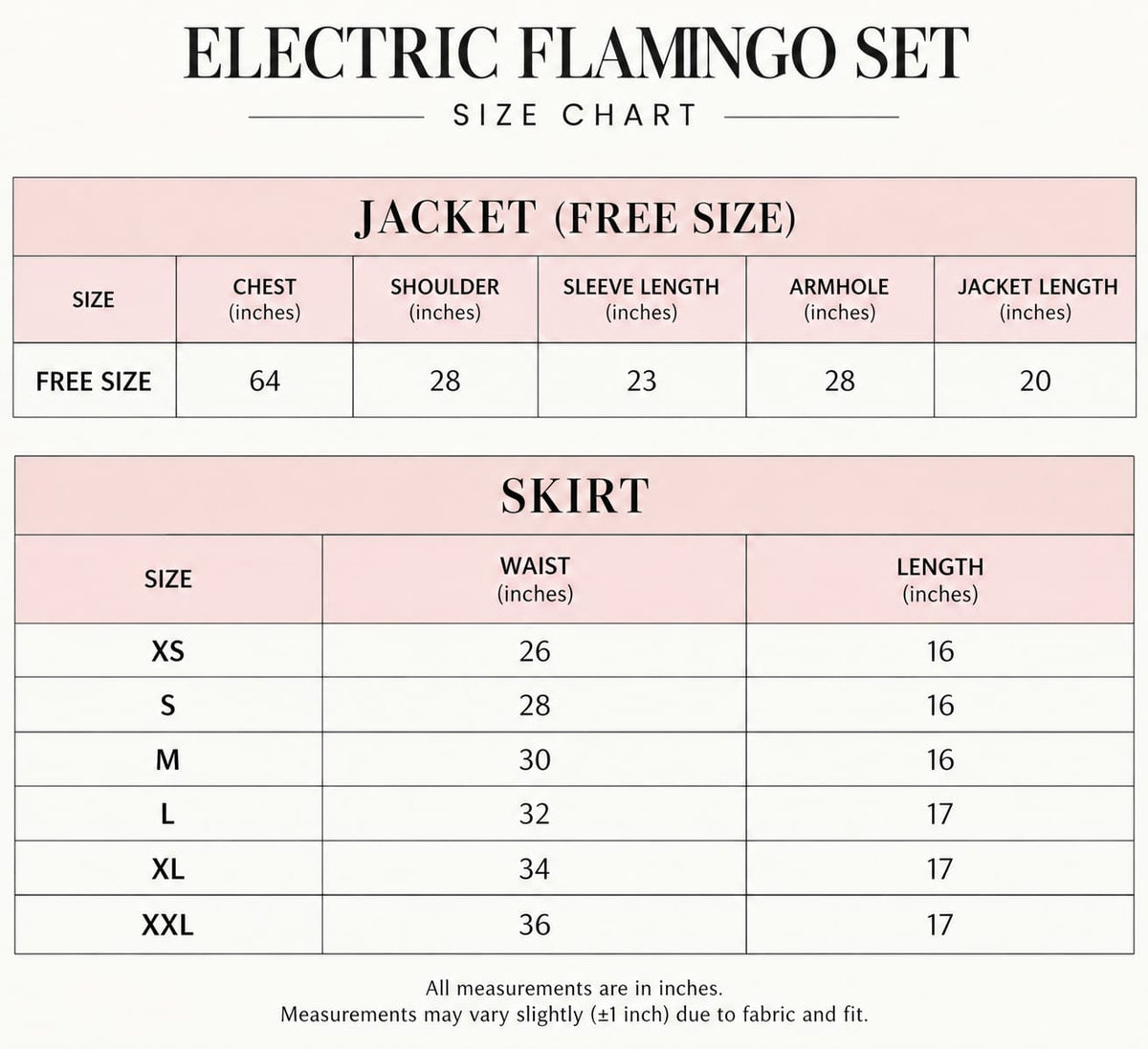 Size guide