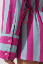 Double scoop shirt dress