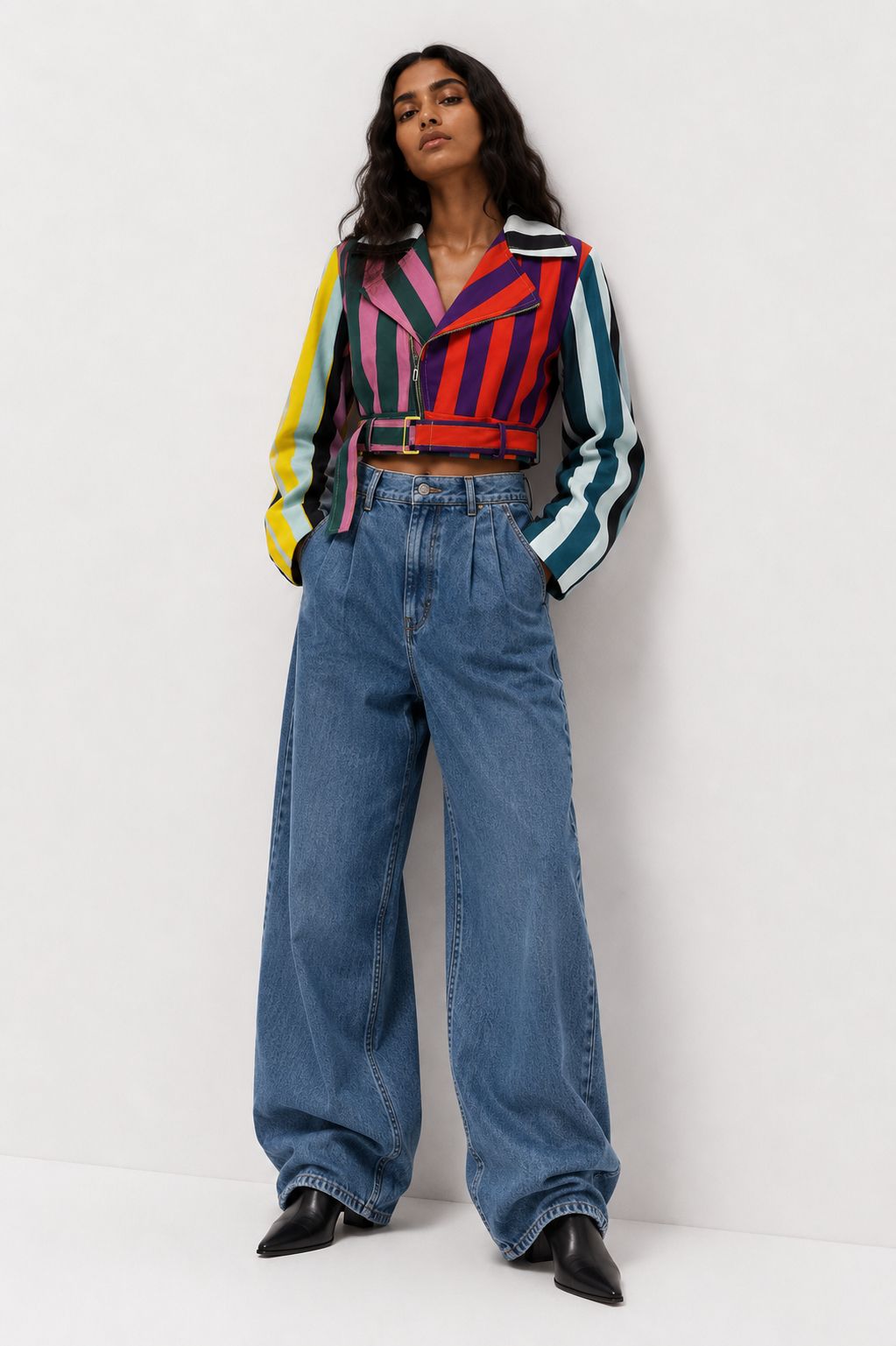 electric rush biker jacket