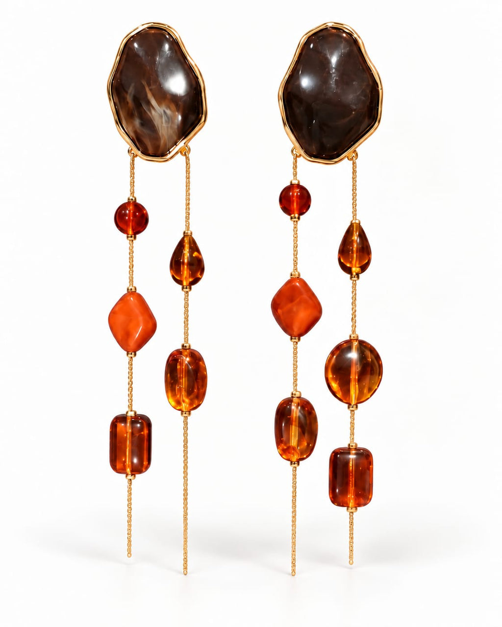 Caramel Cascade Earrings