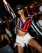 electric rush biker jacket