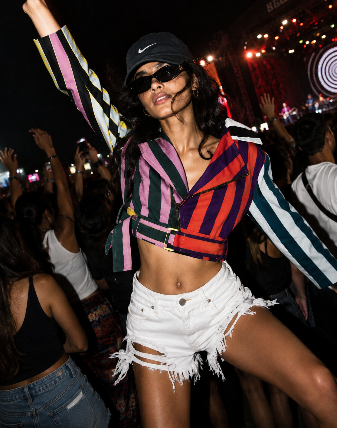 electric rush biker jacket
