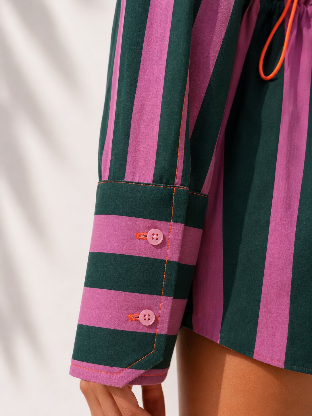 Double scoop shirt dress