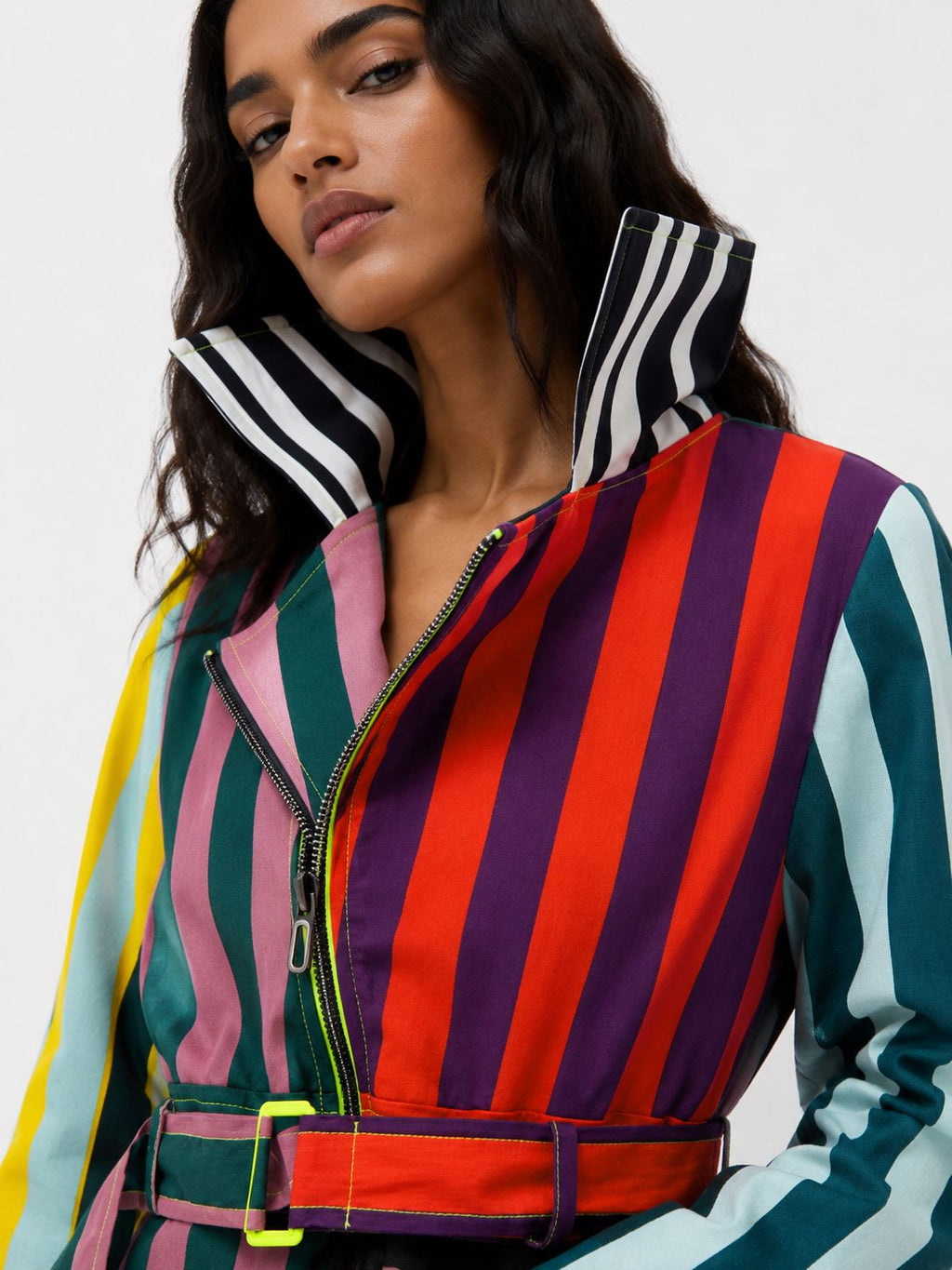 electric rush biker jacket