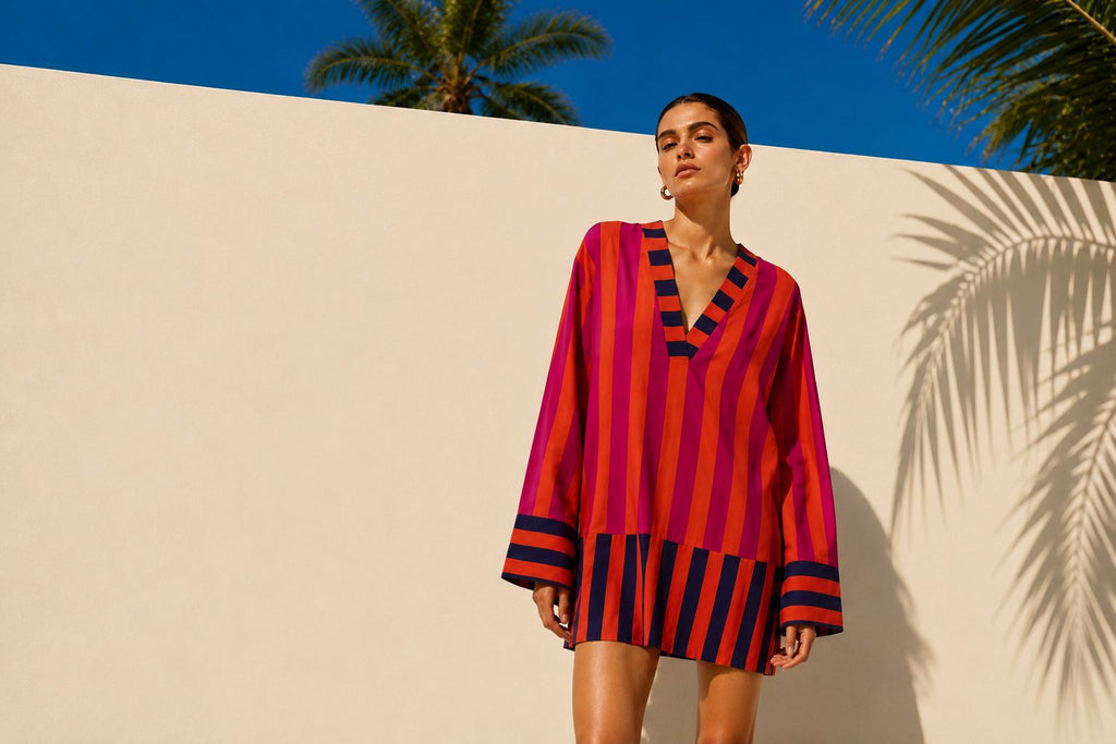 Sunset sorbet tunic