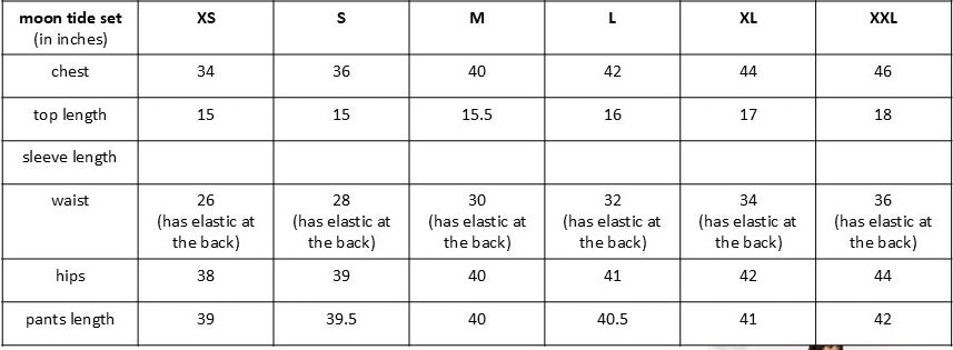 Size guide