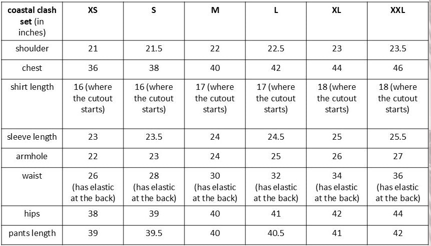 Size guide
