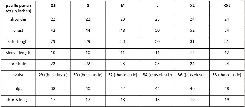 Size guide