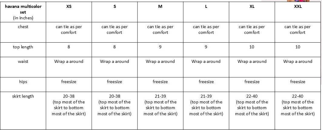 Size guide