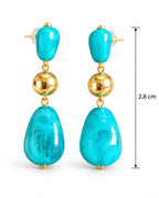 Aqua Aura Earrings