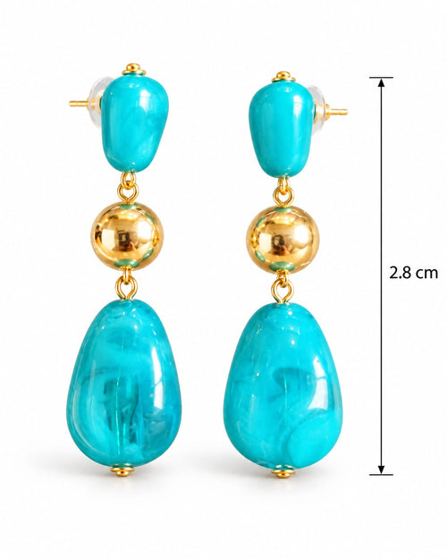 Aqua Aura Earrings