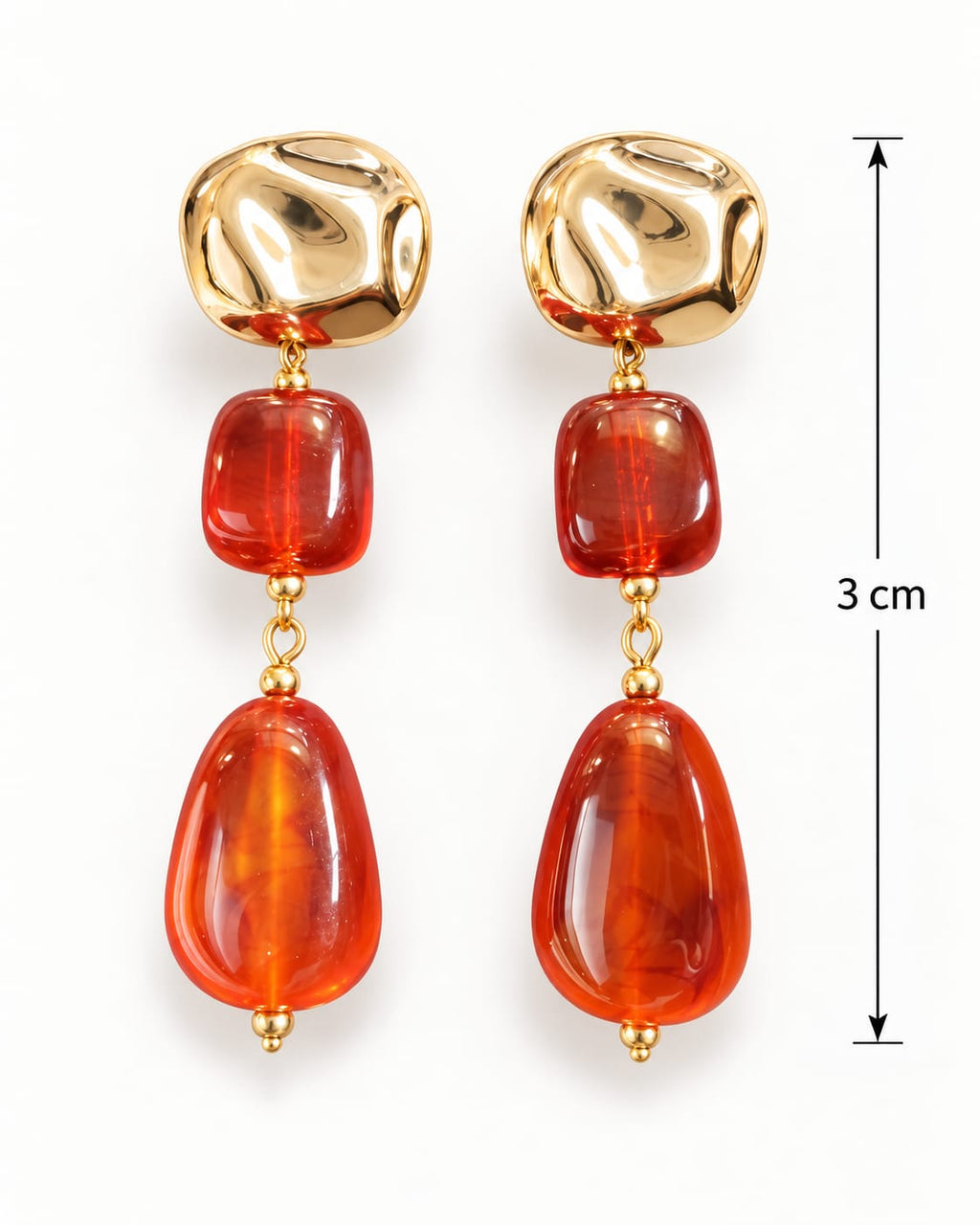 Amber Glow Earrings