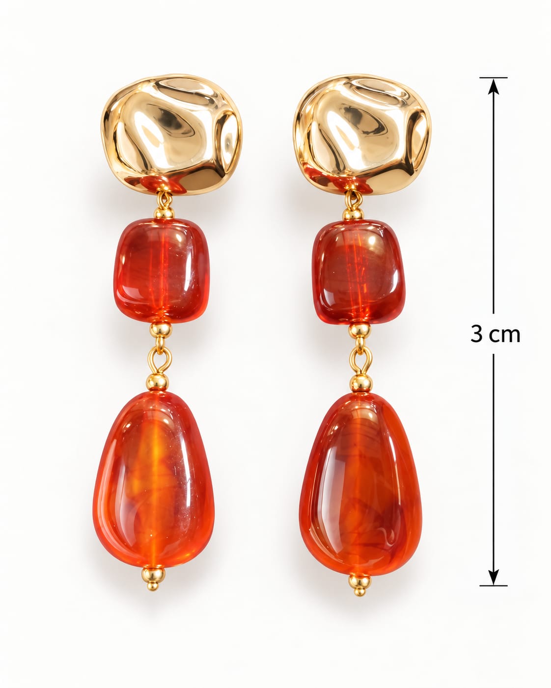 Amber Glow Earrings