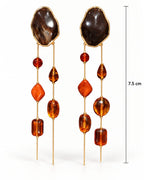 Caramel Cascade Earrings