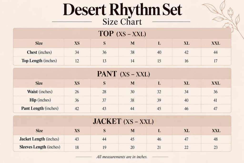 Desert Rhythm set