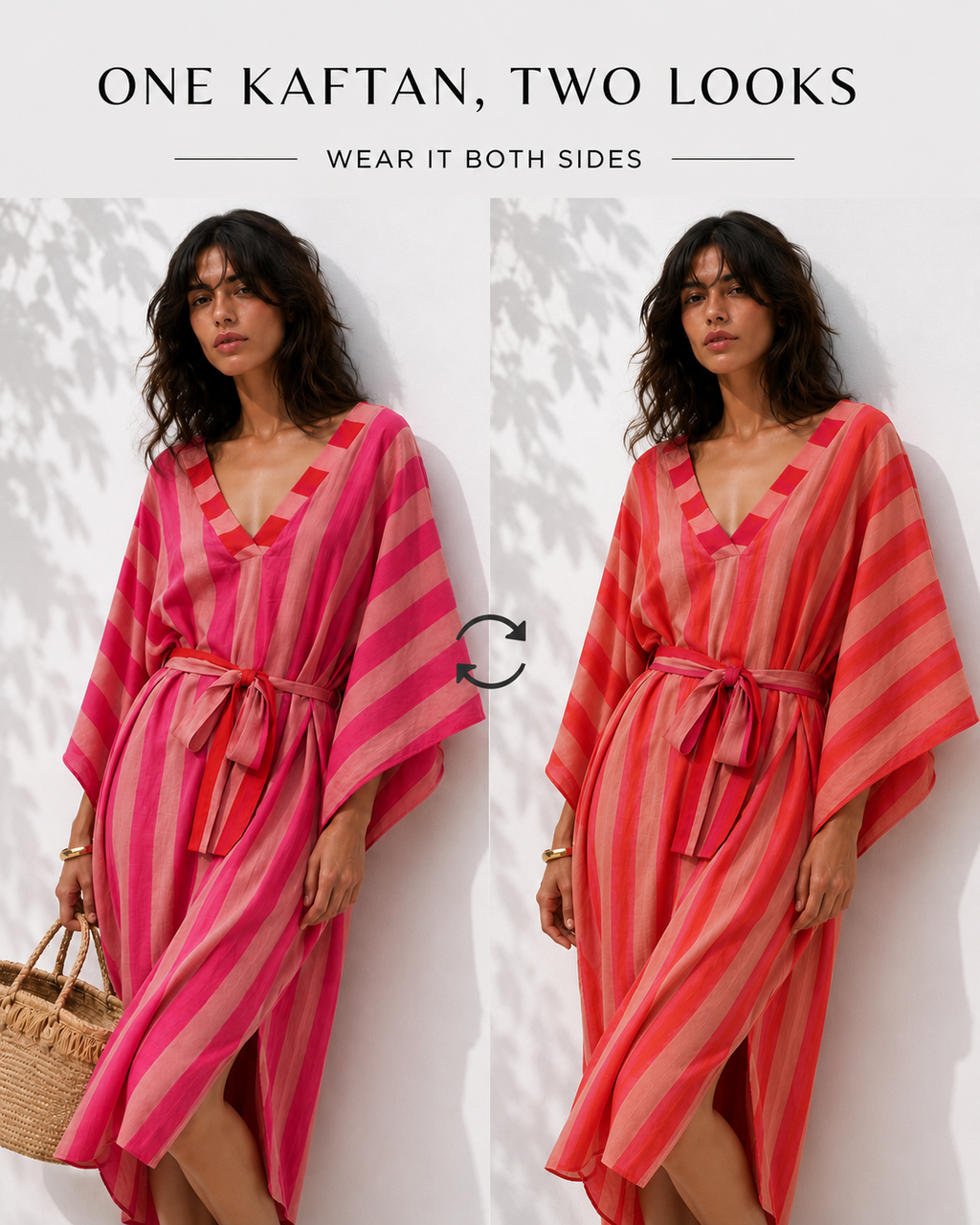 sunset switch reversible kaftan