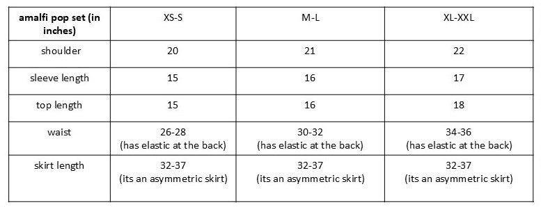Size guide