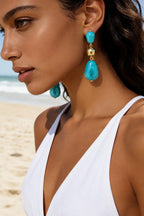 Aqua Aura Earrings