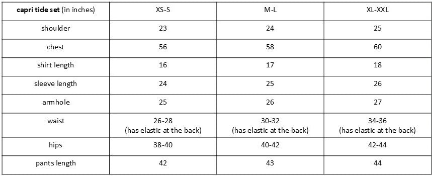 Size guide