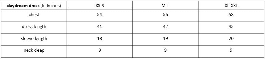 Size guide