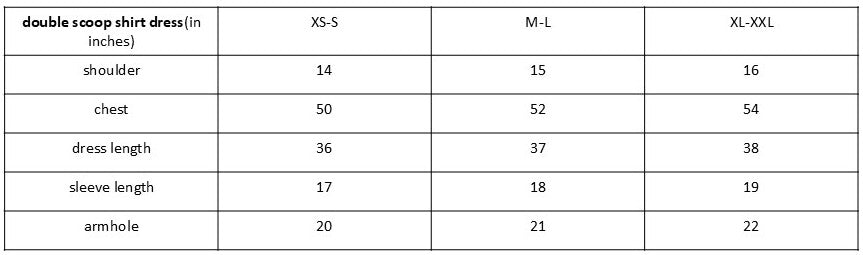 Size guide