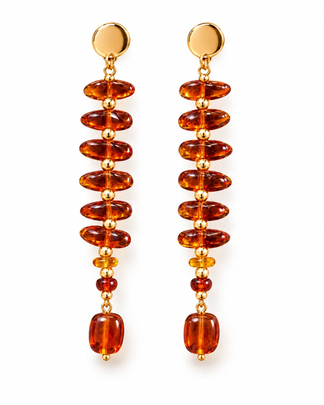 Gold Dusk Earrings
