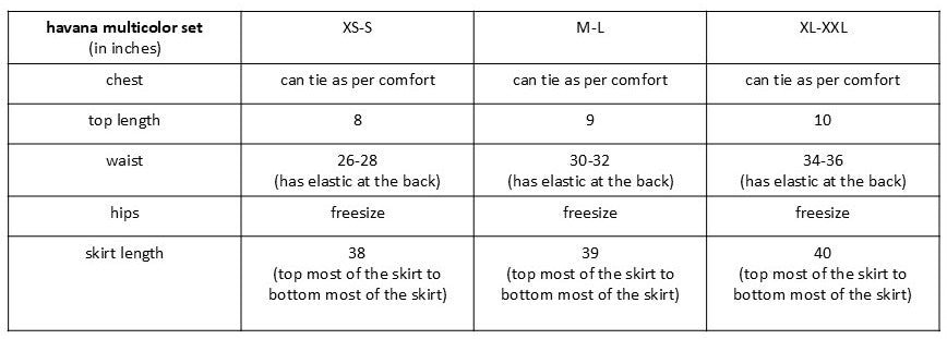 Size guide
