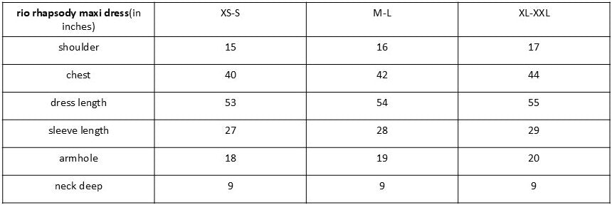 Size guide