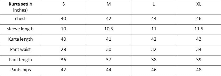 Size guide
