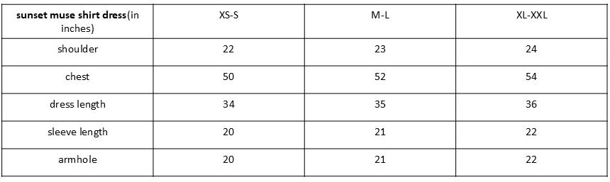 Size guide