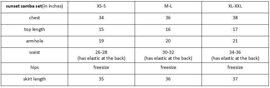 Size guide