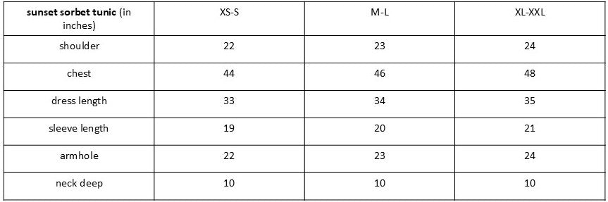 Size guide